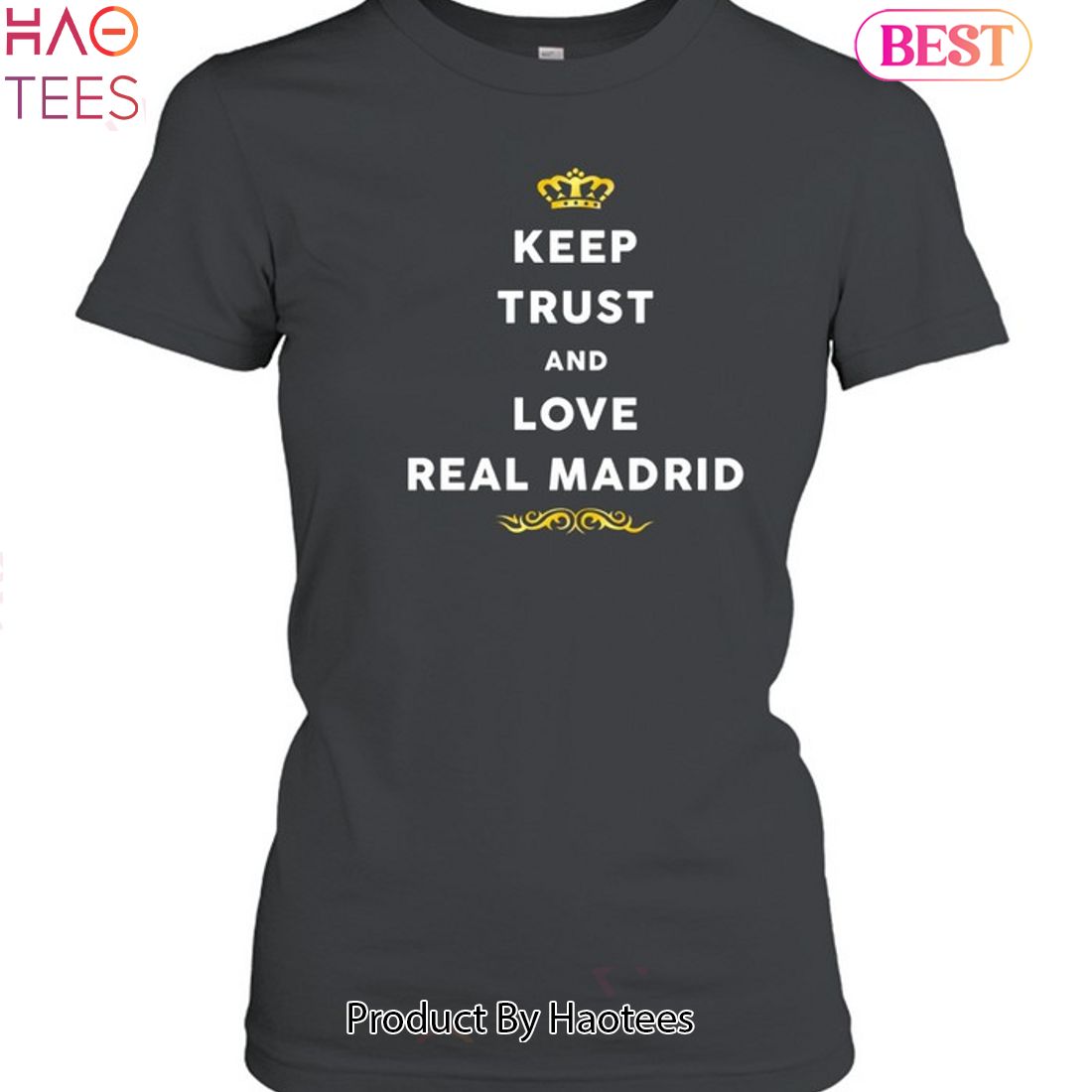 NEW Keep Trust And Love Real Madrid Unisex T-Shirt NEW Keep Trust And Love Real Madrid Unisex T-Shirt