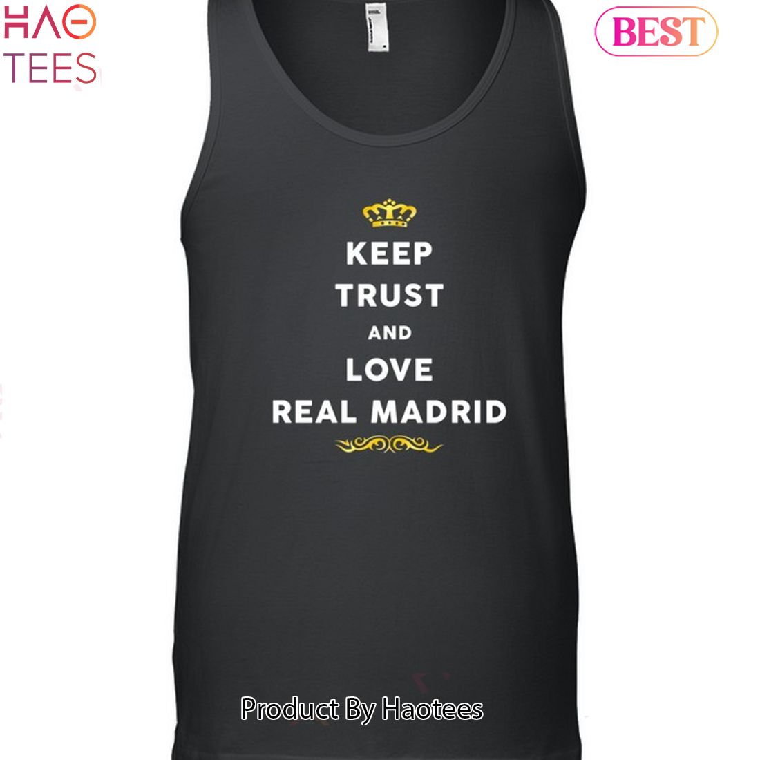 NEW Keep Trust And Love Real Madrid Unisex T-Shirt NEW Keep Trust And Love Real Madrid Unisex T-Shirt