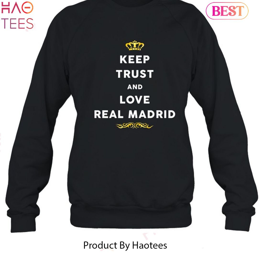 NEW Keep Trust And Love Real Madrid Unisex T-Shirt NEW Keep Trust And Love Real Madrid Unisex T-Shirt