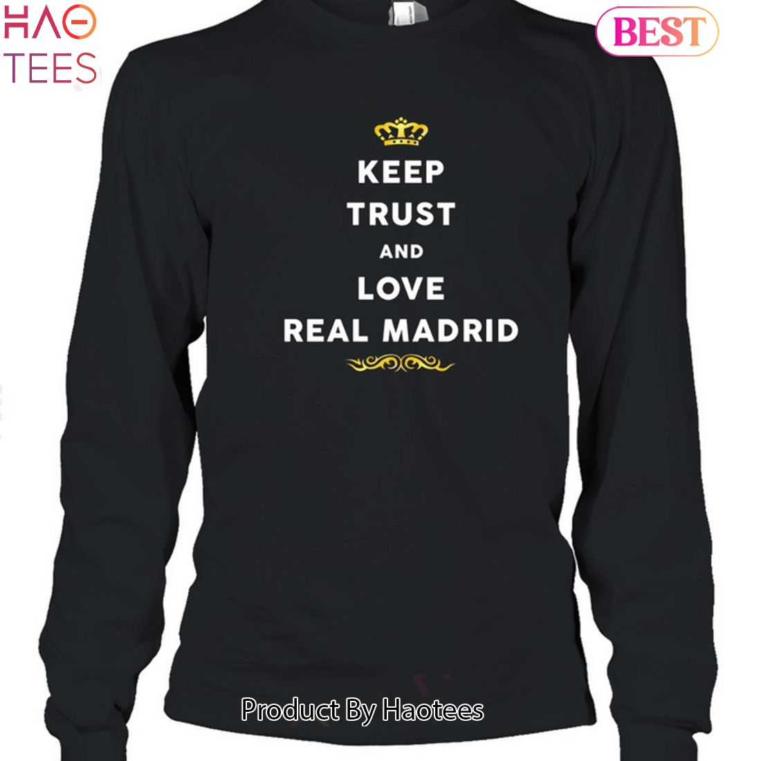 NEW Keep Trust And Love Real Madrid Unisex T-Shirt NEW Keep Trust And Love Real Madrid Unisex T-Shirt