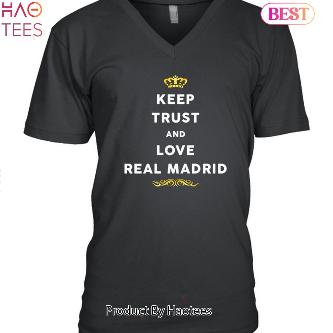 NEW Keep Trust And Love Real Madrid Unisex T-Shirt NEW Keep Trust And Love Real Madrid Unisex T-Shirt