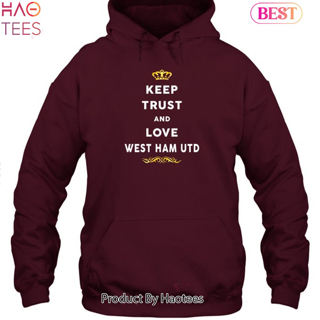 NEW Keep Trust And Love West Ham United Unisex T-Shirt NEW Keep Trust And Love West Ham United Unisex T-Shirt