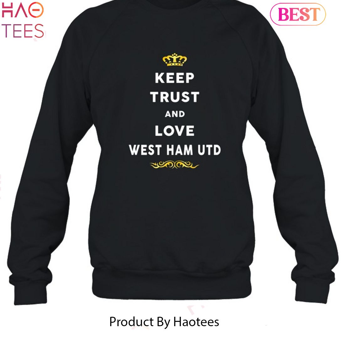 NEW Keep Trust And Love West Ham United Unisex T-Shirt NEW Keep Trust And Love West Ham United Unisex T-Shirt