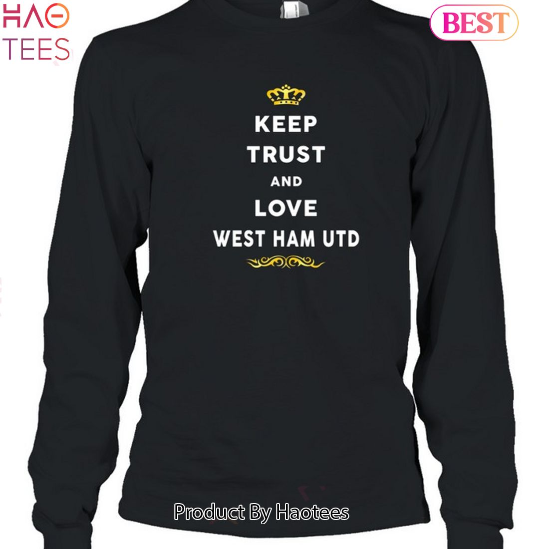 NEW Keep Trust And Love West Ham United Unisex T-Shirt NEW Keep Trust And Love West Ham United Unisex T-Shirt