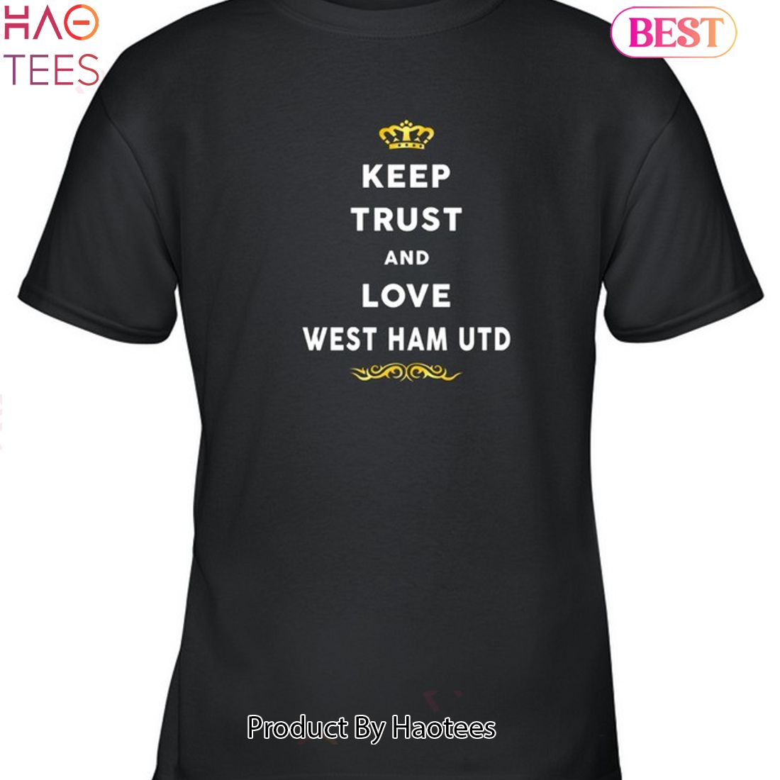 NEW Keep Trust And Love West Ham United Unisex T-Shirt NEW Keep Trust And Love West Ham United Unisex T-Shirt