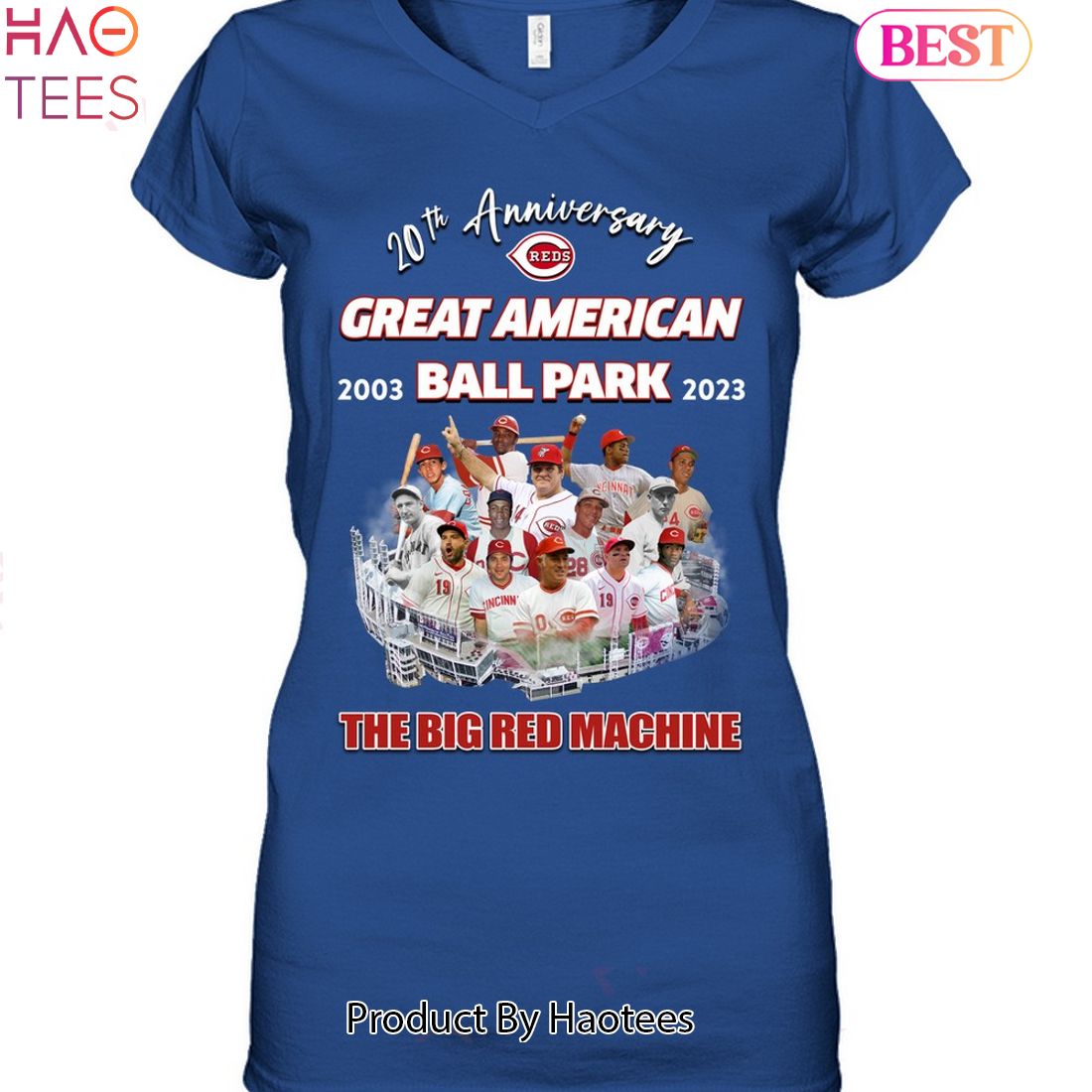 20th Anniversary Great American Ball Park 2003-2023 The Big Red Machine Unisex T-Shirt 20th Anniversary Great American Ball Park 2003-2023 The Big Red Machine Unisex T-Shirt