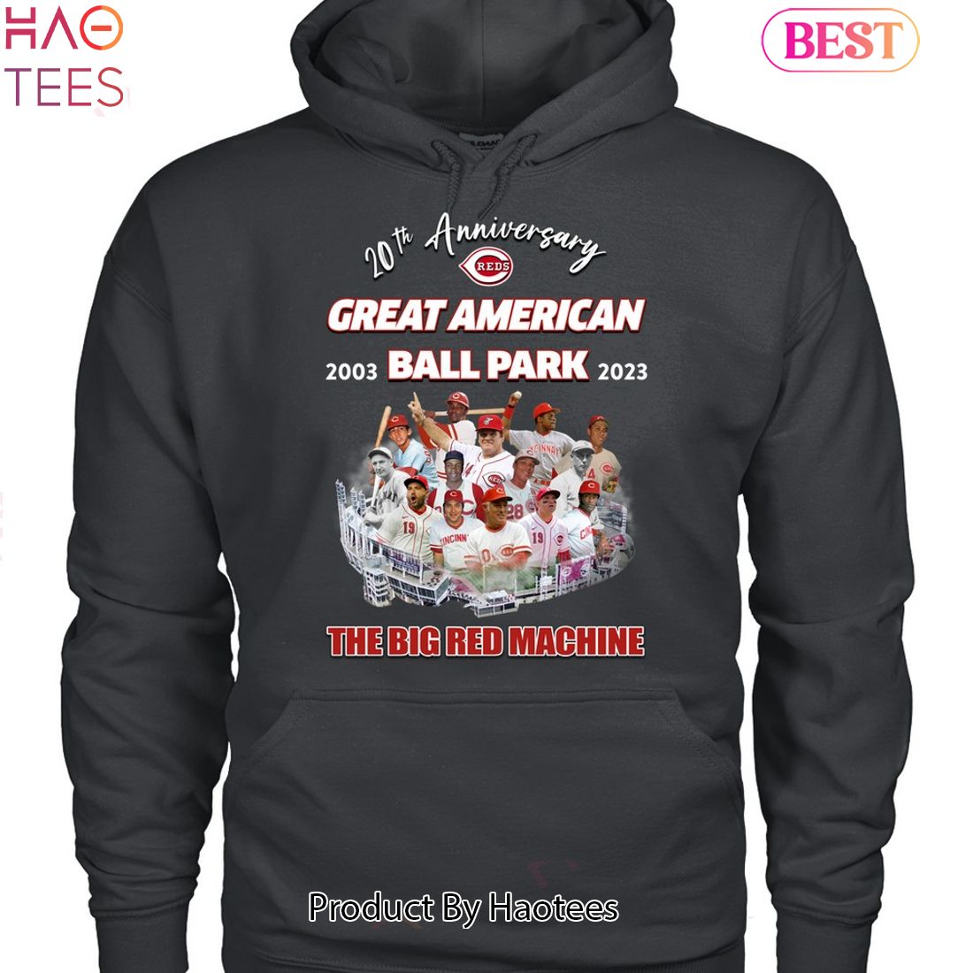 20th Anniversary Great American Ball Park 2003-2023 The Big Red Machine Unisex T-Shirt 20th Anniversary Great American Ball Park 2003-2023 The Big Red Machine Unisex T-Shirt