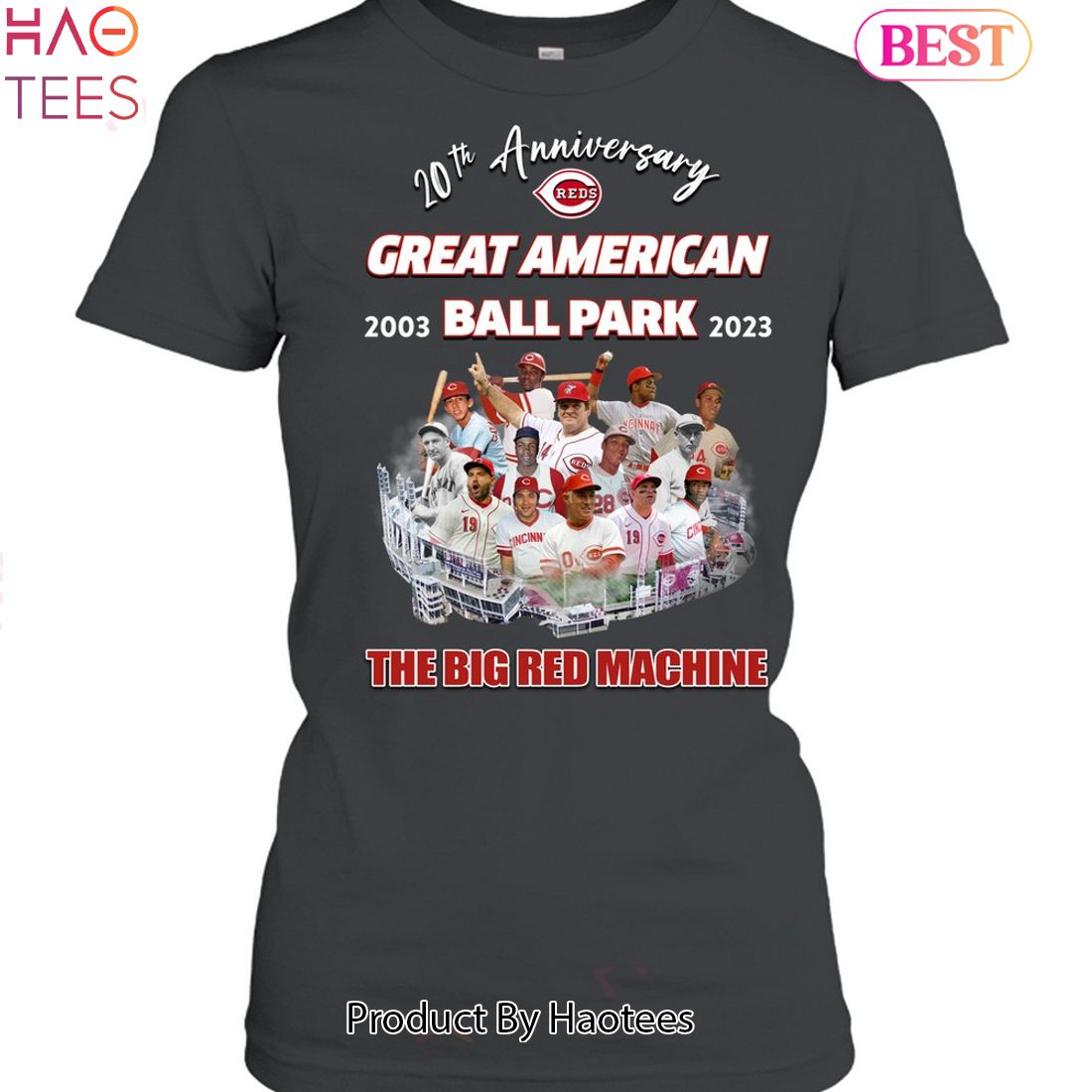 20th Anniversary Great American Ball Park 2003-2023 The Big Red Machine Unisex T-Shirt 20th Anniversary Great American Ball Park 2003-2023 The Big Red Machine Unisex T-Shirt
