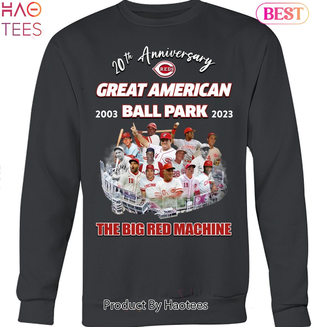20th Anniversary Great American Ball Park 2003-2023 The Big Red Machine Unisex T-Shirt 20th Anniversary Great American Ball Park 2003-2023 The Big Red Machine Unisex T-Shirt