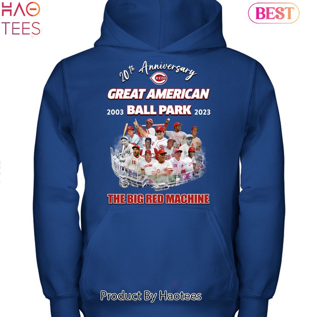20th Anniversary Great American Ball Park 2003-2023 The Big Red Machine Unisex T-Shirt 20th Anniversary Great American Ball Park 2003-2023 The Big Red Machine Unisex T-Shirt