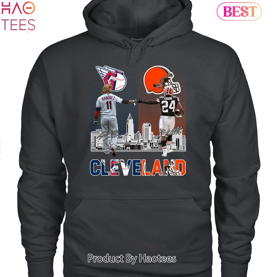 Cleveland Browns And Cleveland Guardians Unisex T-Shirt Cleveland Browns And Cleveland Guardians Unisex T-Shirt