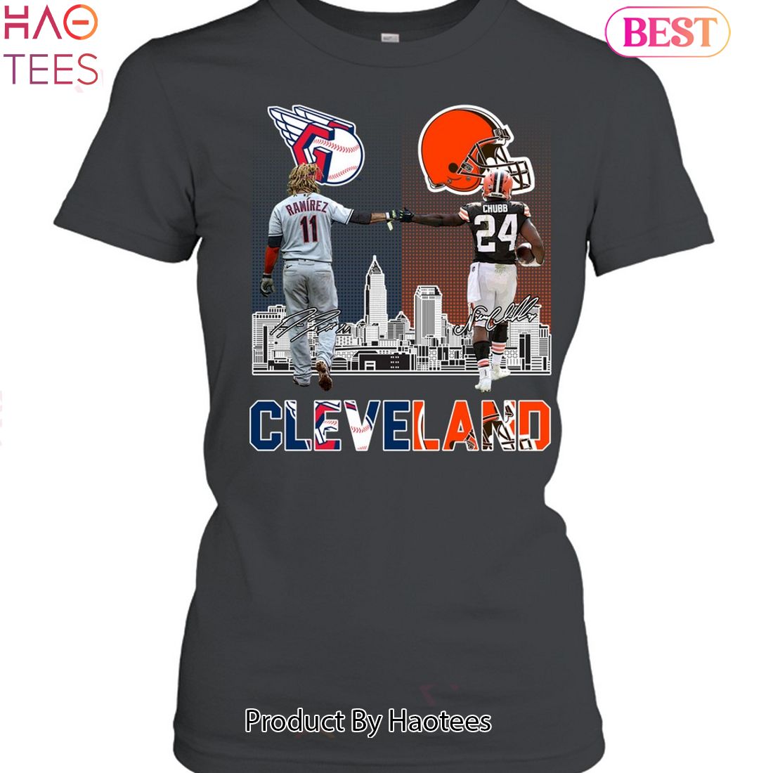 Cleveland Browns And Cleveland Guardians Unisex T-Shirt Cleveland Browns And Cleveland Guardians Unisex T-Shirt
