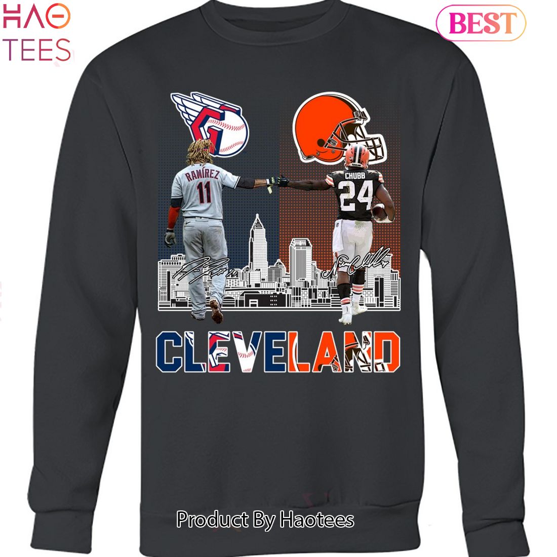 Cleveland Browns And Cleveland Guardians Unisex T-Shirt Cleveland Browns And Cleveland Guardians Unisex T-Shirt