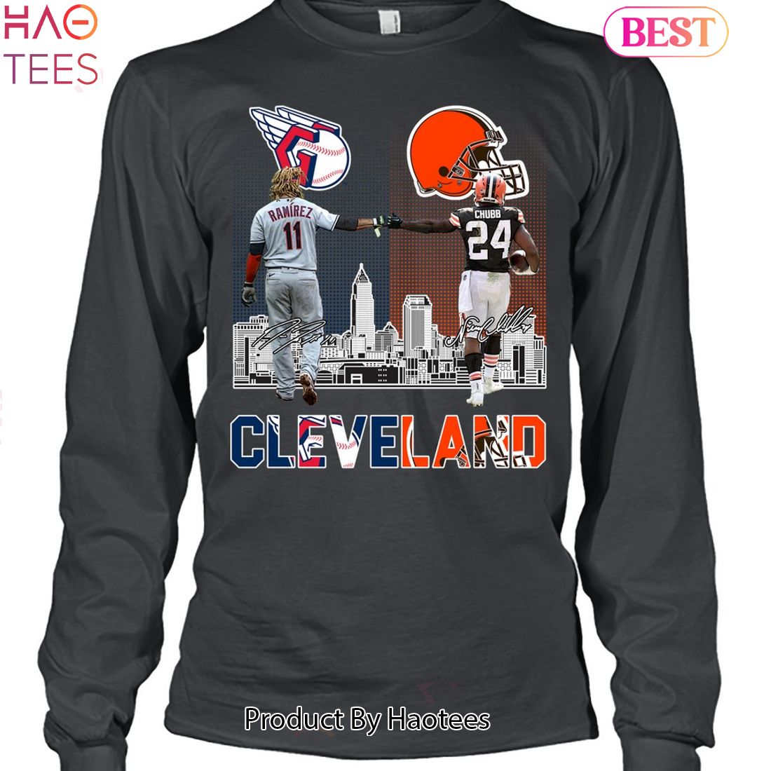 Cleveland Browns And Cleveland Guardians Unisex T-Shirt Cleveland Browns And Cleveland Guardians Unisex T-Shirt