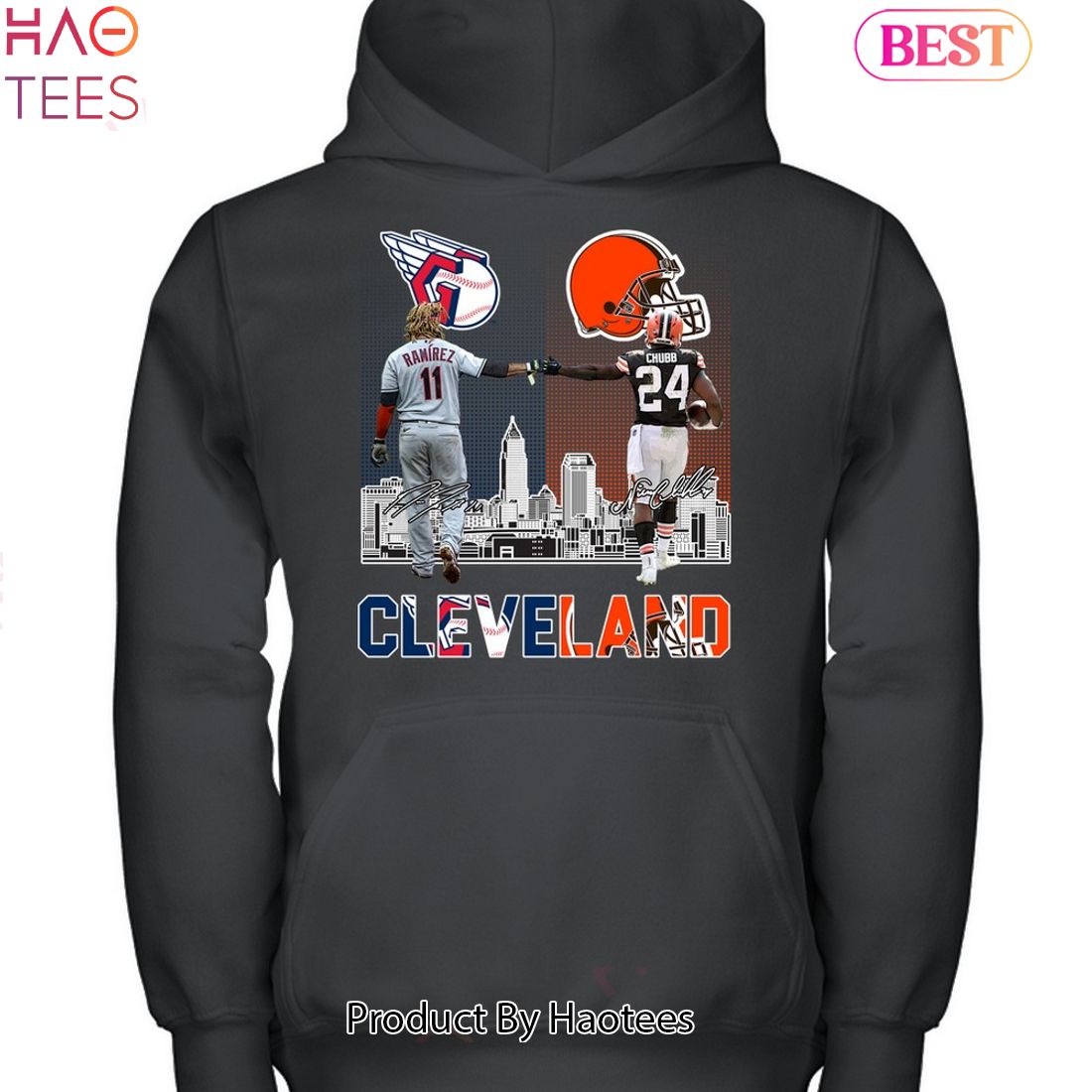 Cleveland Browns And Cleveland Guardians Unisex T-Shirt Cleveland Browns And Cleveland Guardians Unisex T-Shirt