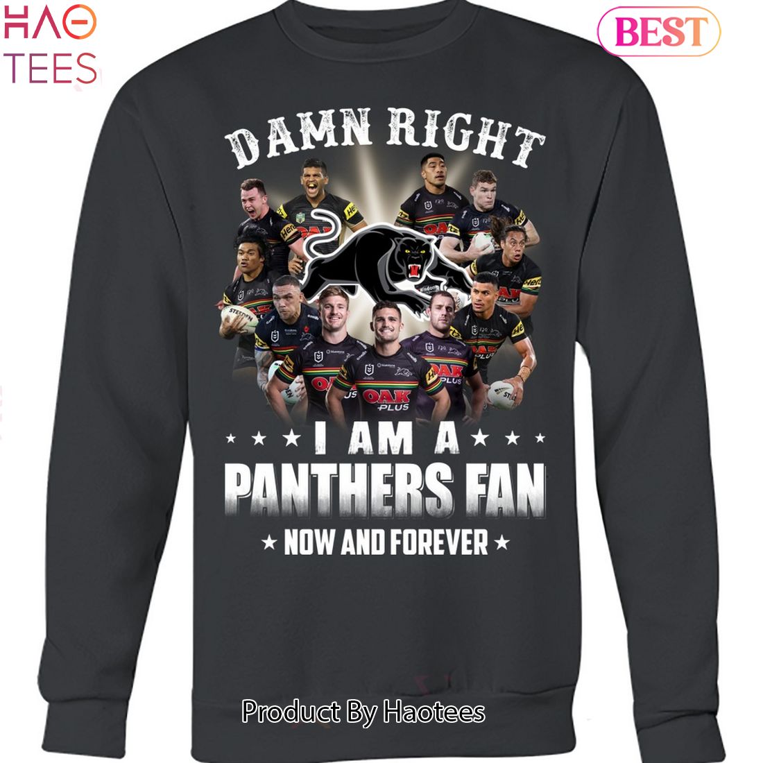 NEW 2023 Damn Right I Am A Penrith Panthers Fan Now And Forever Unisex T-Shirt NEW 2023 Damn Right I Am A Penrith Panthers Fan Now And Forever Unisex T-Shirt