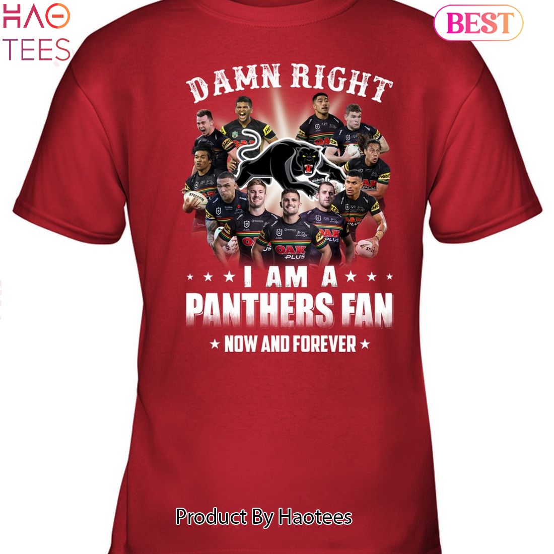 NEW 2023 Damn Right I Am A Penrith Panthers Fan Now And Forever Unisex T-Shirt NEW 2023 Damn Right I Am A Penrith Panthers Fan Now And Forever Unisex T-Shirt