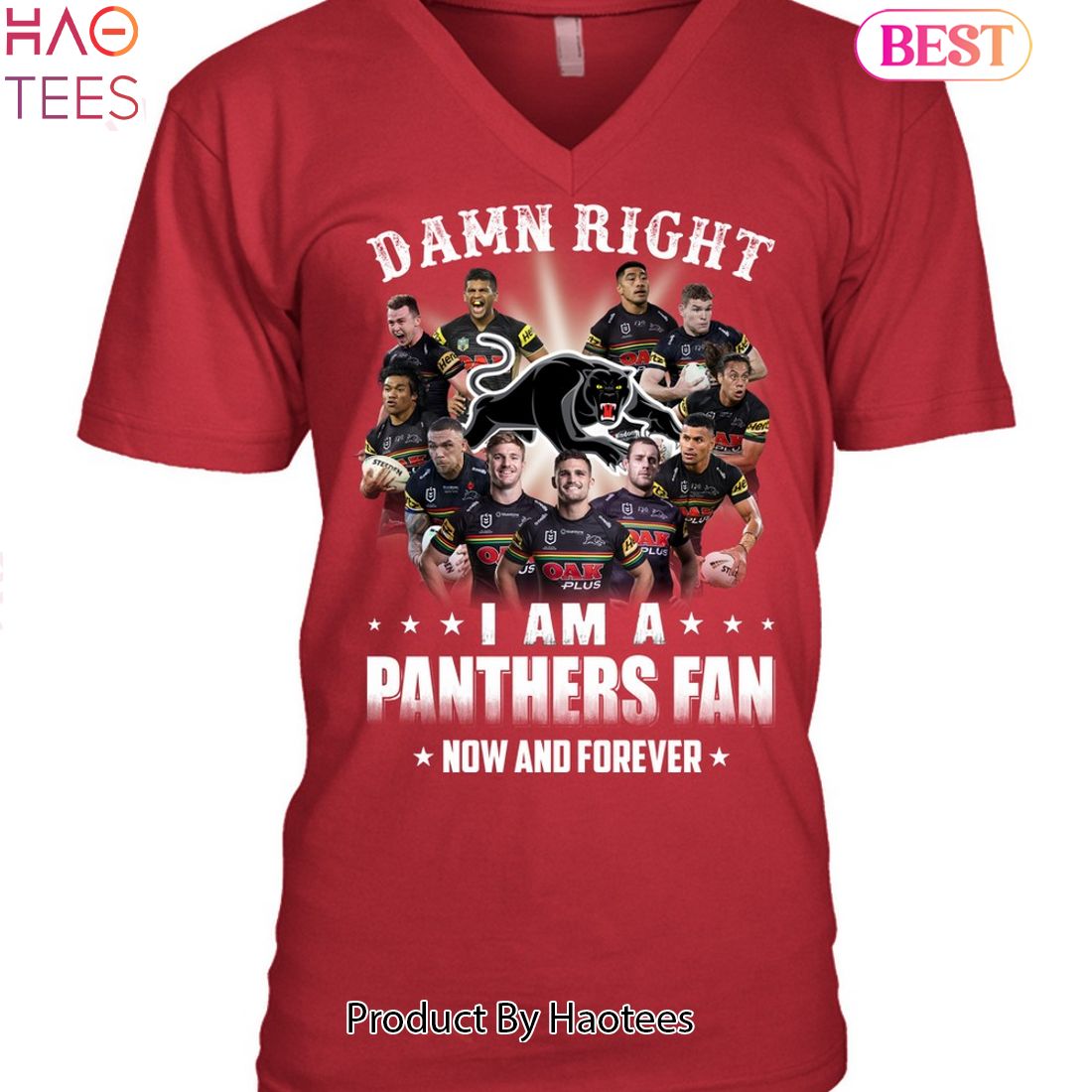 NEW 2023 Damn Right I Am A Penrith Panthers Fan Now And Forever Unisex T-Shirt NEW 2023 Damn Right I Am A Penrith Panthers Fan Now And Forever Unisex T-Shirt