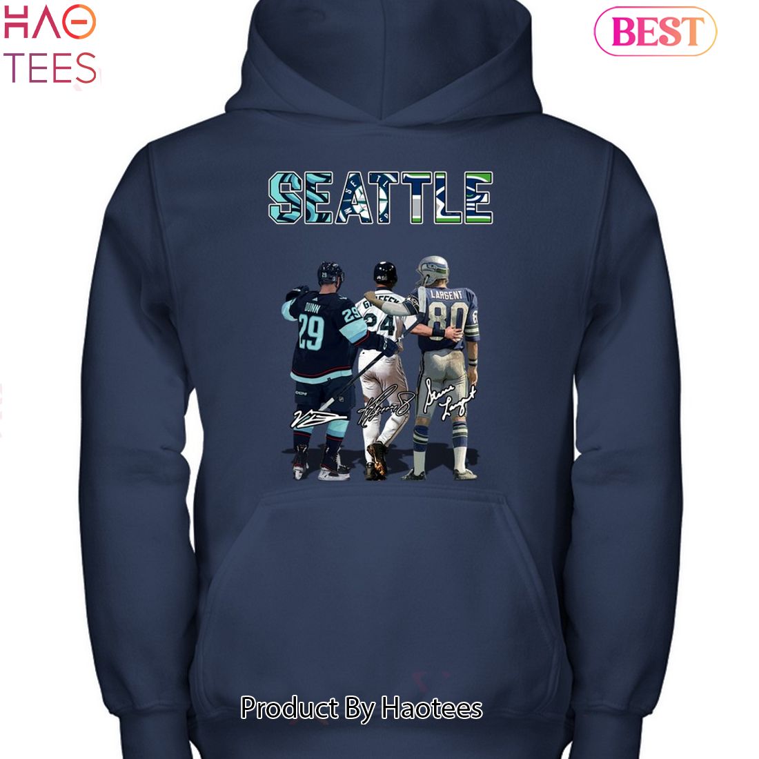 Seattle Kraken Seattle Seahawks And Seattle Mariners Unisex T-Shirt Seattle Kraken Seattle Seahawks And Seattle Mariners Unisex T-Shirt