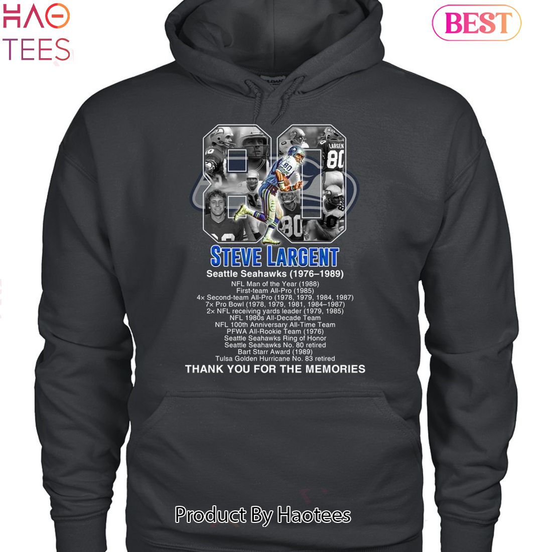 Steve Largent Seattle Seahawks Thank You For The Memories Unisex T-Shirt Steve Largent Seattle Seahawks Thank You For The Memories Unisex T-Shirt