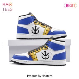 AVAILABLE Anime Dragon Ball Vegeta Air Jordan High Top Sneaker All Over Printed
