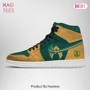 AVAILABLE DC Justice League Aquaman Air Jordan High Top Sneaker POD Design – LQ41