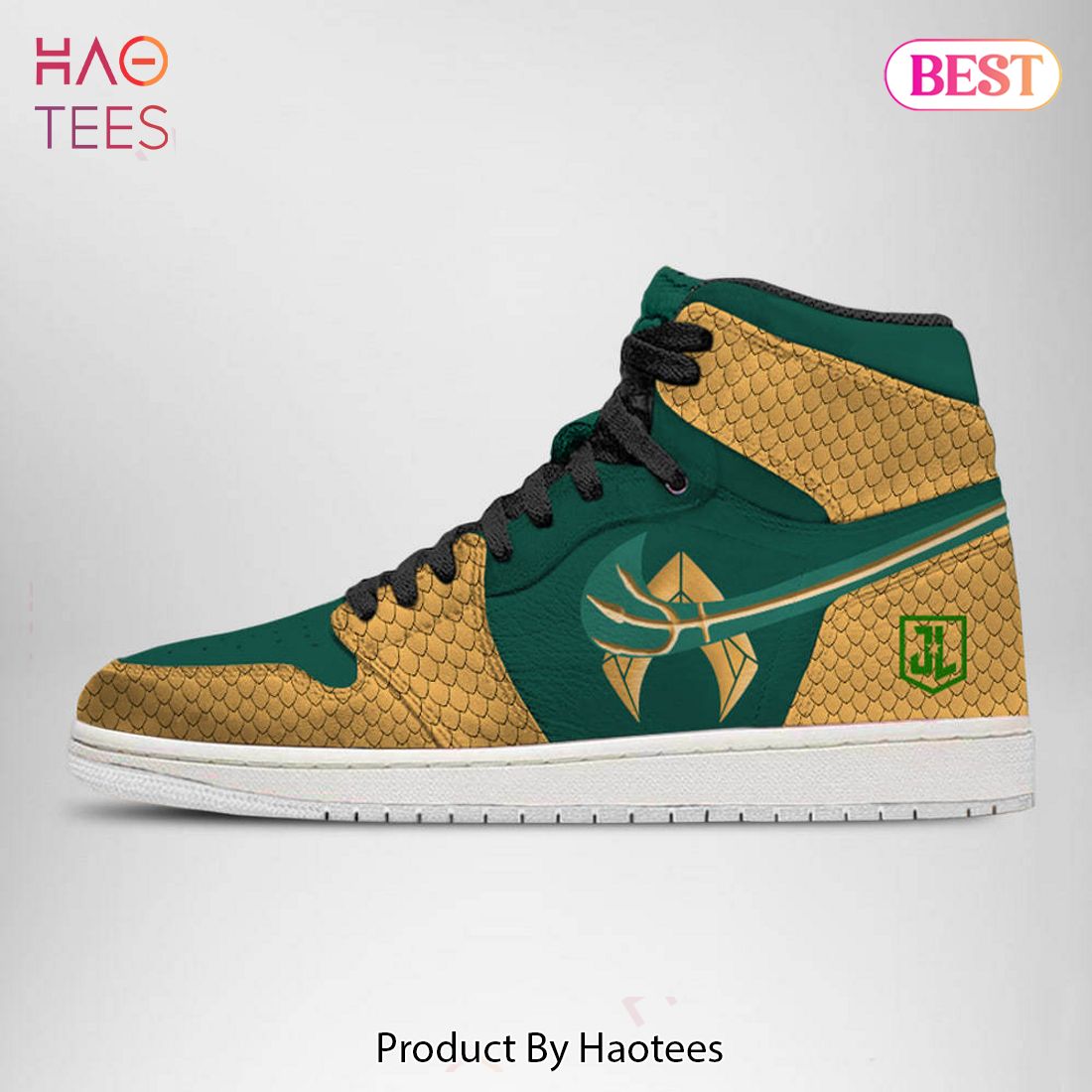AVAILABLE DC Justice League Aquaman Air Jordan High Top Sneaker POD Design – LQ41 AVAILABLE DC Justice League Aquaman Air Jordan High Top Sneaker POD Design – LQ41