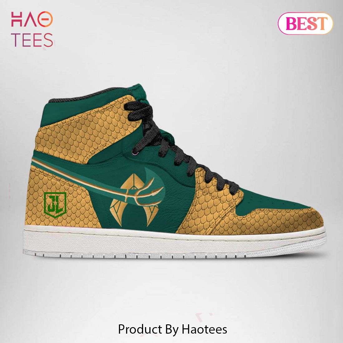 AVAILABLE DC Justice League Aquaman Air Jordan High Top Sneaker POD Design – LQ41 AVAILABLE DC Justice League Aquaman Air Jordan High Top Sneaker POD Design – LQ41