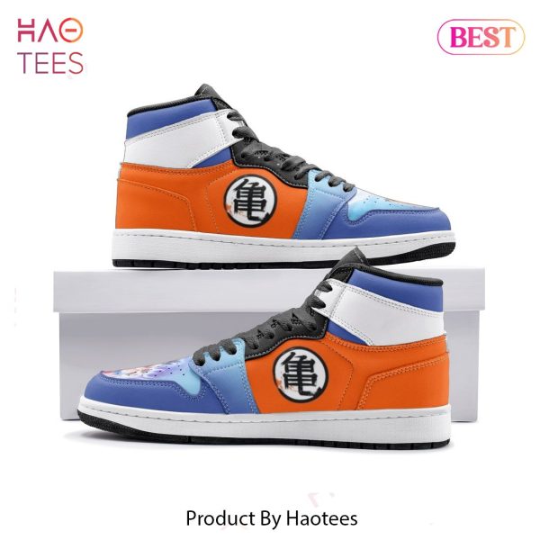 AVAILABLE Goku Dragonball Air Jordan High Top Sneaker POD Design