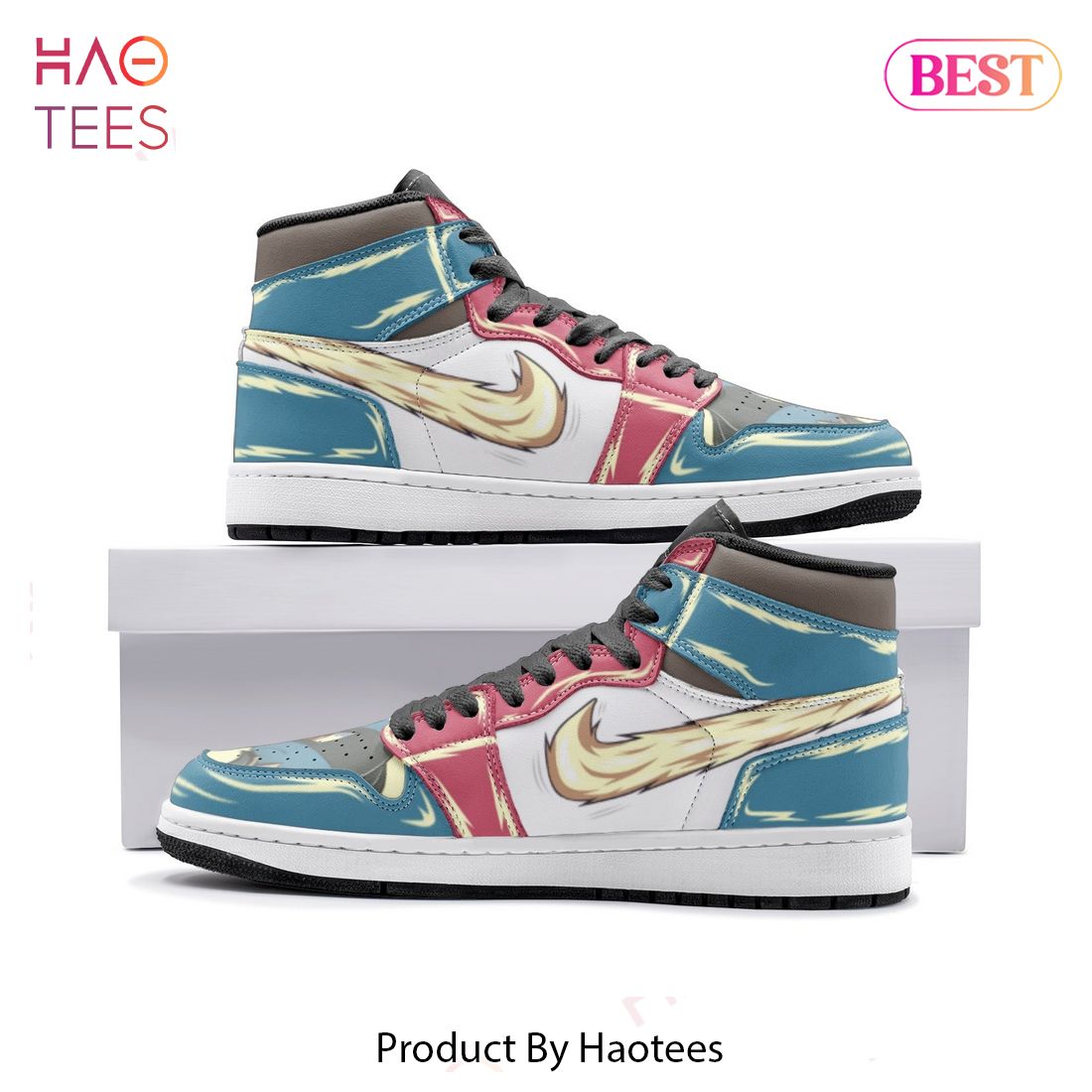AVAILABLE Mega Lucario Pokemon Air Jordan High Top Sneaker All Over Printed AVAILABLE Mega Lucario Pokemon Air Jordan High Top Sneaker All Over Printed