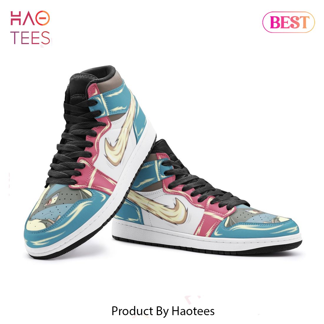 AVAILABLE Mega Lucario Pokemon Air Jordan High Top Sneaker All Over Printed AVAILABLE Mega Lucario Pokemon Air Jordan High Top Sneaker All Over Printed