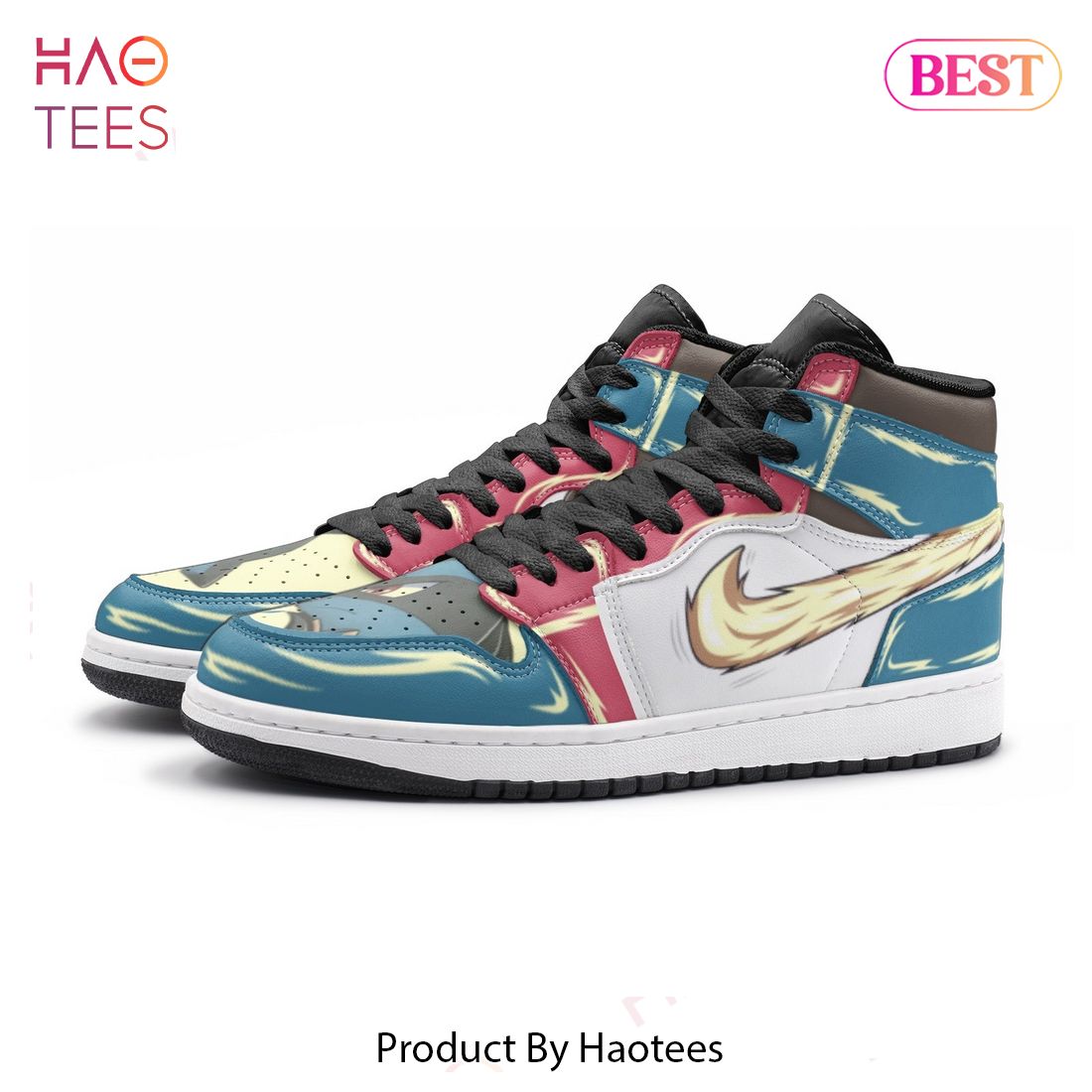 AVAILABLE Mega Lucario Pokemon Air Jordan High Top Sneaker All Over Printed AVAILABLE Mega Lucario Pokemon Air Jordan High Top Sneaker All Over Printed