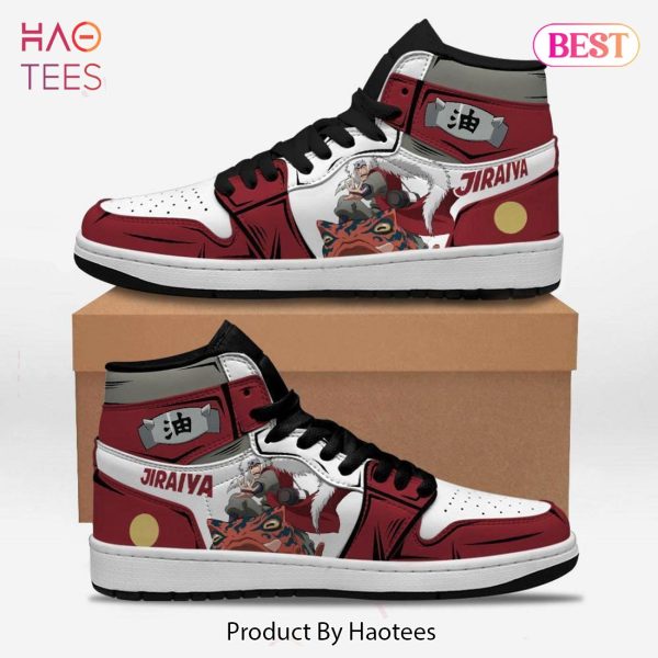 AVAILABLE Naruto Jiraiya Skill Jordan High Top Sneakers Anime Shoes For Fans POD Design