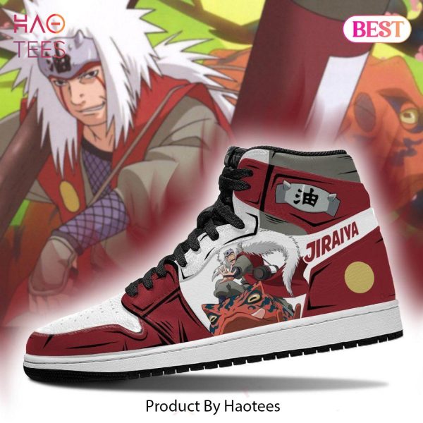 AVAILABLE Naruto Jiraiya Skill Jordan High Top Sneakers Anime Shoes For Fans POD Design