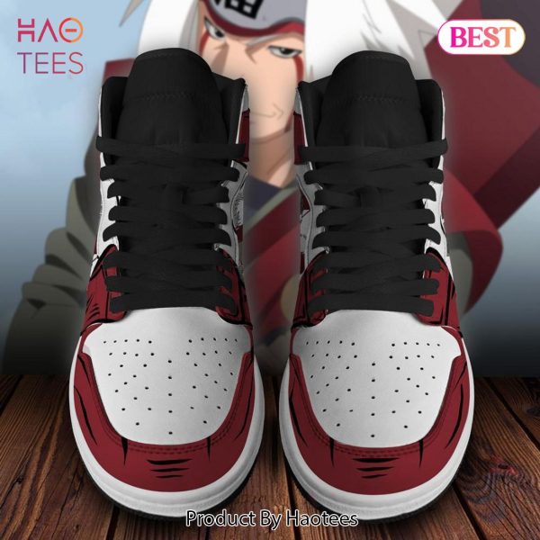 AVAILABLE Naruto Jiraiya Skill Jordan High Top Sneakers Anime Shoes For Fans POD Design