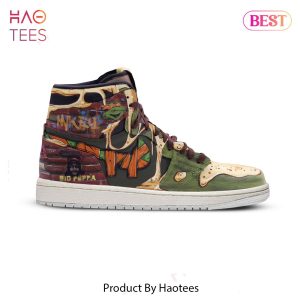 AVAILABLE TMNT Mickey Teenage Mutant Ninja Turtles Air Jordan High Top Sneaker POD Design