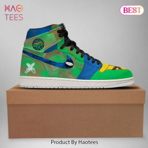 AVAILABLE TMNT Teenage Mutant Ninja Turtles Air Jordan High Top Sneaker POD Design