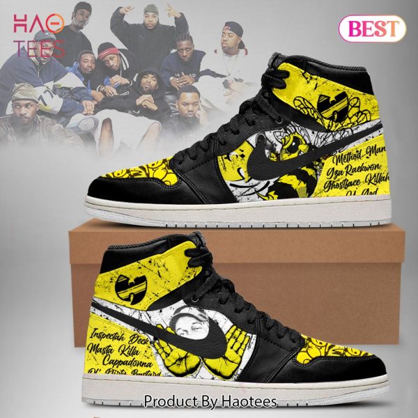 AVAILABLE Wu Tang Clan Air Jordan High Top Sneakers POD Design