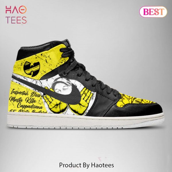 AVAILABLE Wu Tang Clan Air Jordan High Top Sneakers POD Design
