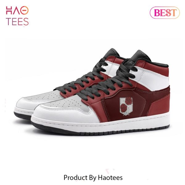 BEST AOT The Garrison Attack on Titan Air Jordan High Top Sneaker All Over Printed