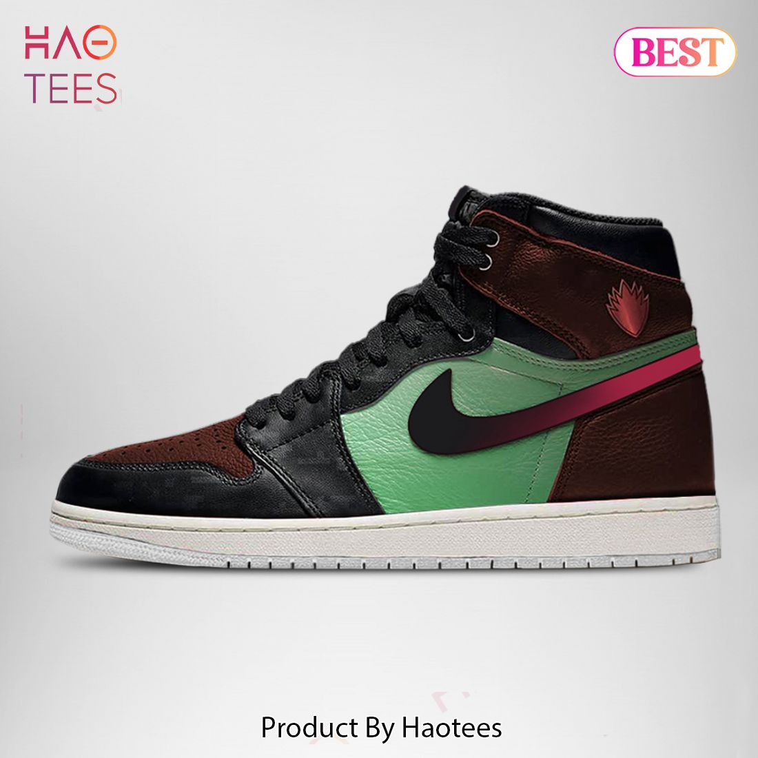 BEST Guardians of the Galaxy GOTG Marvel Gamora Air Jordan High Top Sneaker POD Design BEST Guardians of the Galaxy GOTG Marvel Gamora Air Jordan High Top Sneaker POD Design
