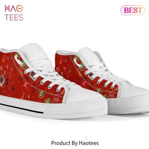 BEST Harry Potter Red High Top Shoes All Over Printed