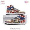 BEST Marvel Avengers Captain America Air Jordan High Top Sneaker POD Design