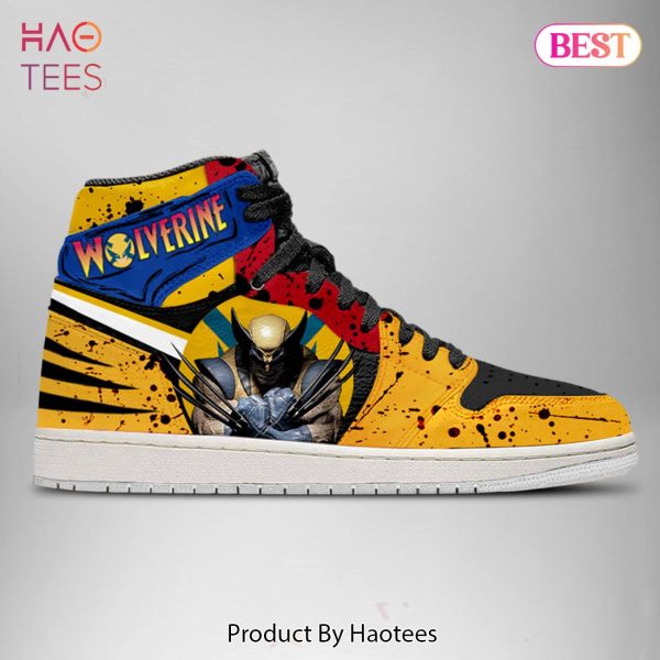 BEST Marvel X Men Wolverine Air Jordan High Top Sneaker All Over Printed