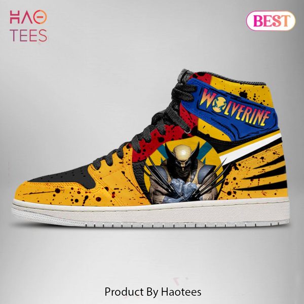BEST Marvel X Men Wolverine Air Jordan High Top Sneaker All Over Printed