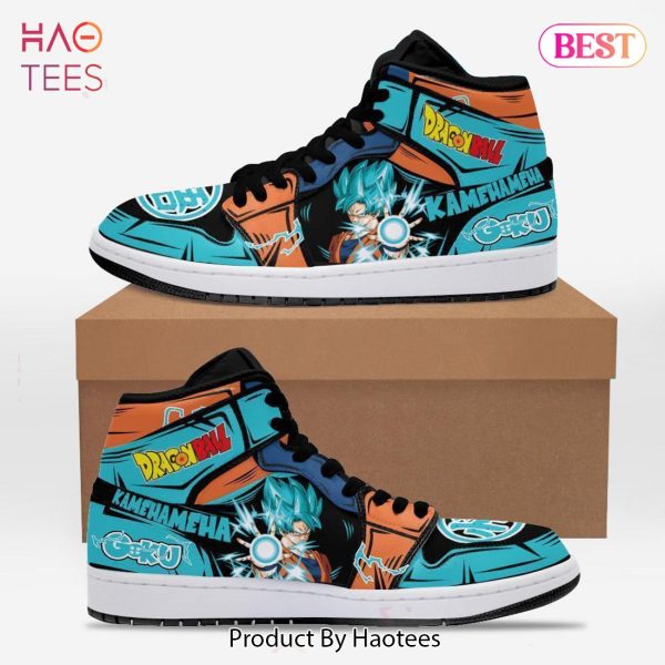 HOT Goku Blue Kamehameha Dragon Ball Z Jordan High Top Sneakers Custom Anime Shoes For Fans Limited Edition