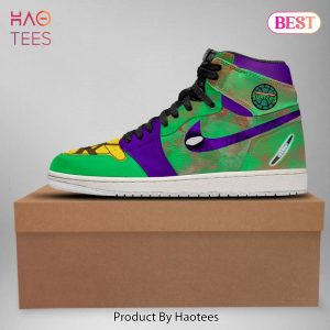 HOT TMNT Teenage Mutant Ninja Turtles Air Jordan High Top Sneaker Limited Edition