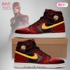 HOT TREND DC Justice League Flash TV Series Air Jordan High Top Sneaker POD Design HOT TREND DC Justice League Flash TV Series Air Jordan High Top Sneaker POD Design