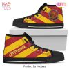 HOT TREND Harry Potter Hogwarts Pattern High Top Shoes POD Design