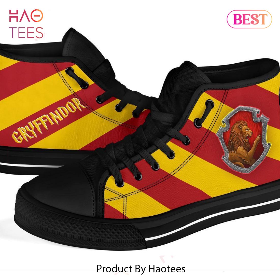 HOT TREND Harry Potter Gryffindor House High Top Shoes Limited Edition HOT TREND Harry Potter Gryffindor House High Top Shoes Limited Edition